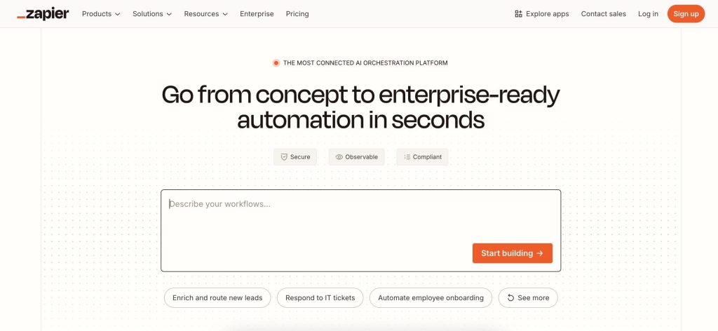 zapier ai automation tool