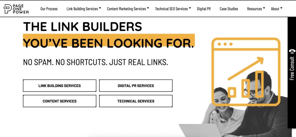 pageone power homepage