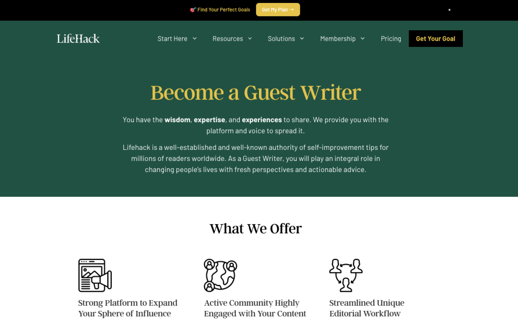 lifehack guest posting site