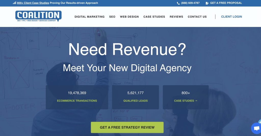 coalition technologies homepage